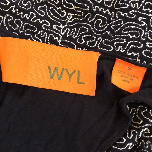 WYL Gold disc sequins front embellished, solid, soft black racer back tank - Picture 8 of 12